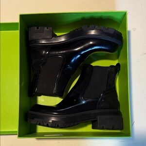Rag & Bone Black Lug Sole Boots